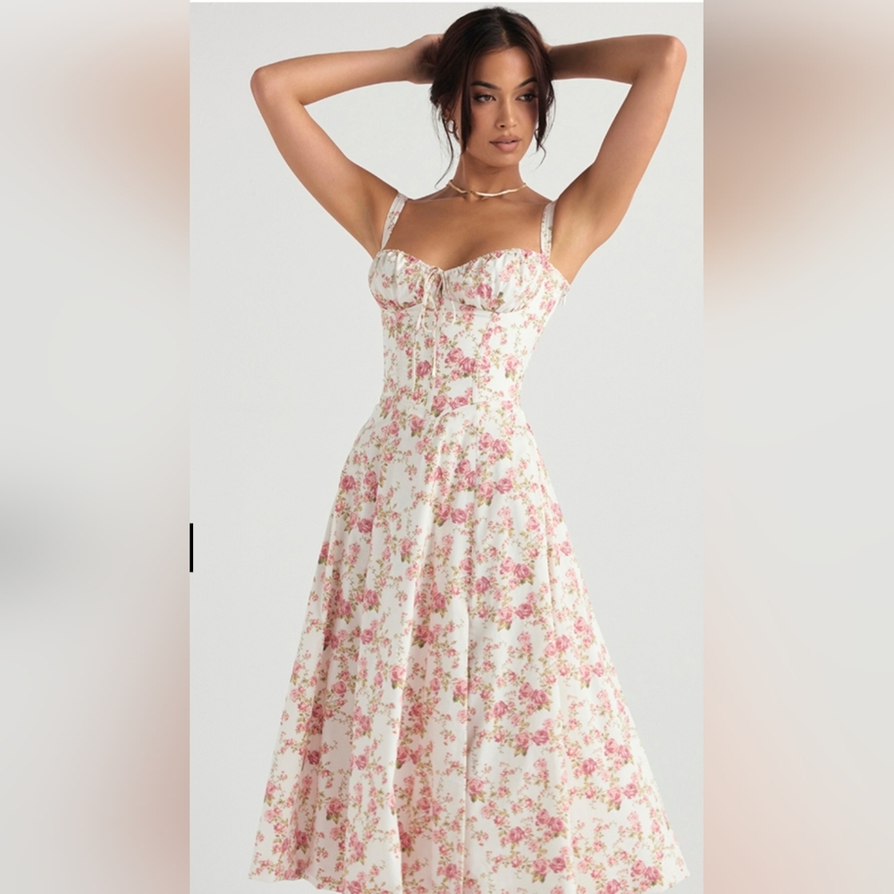 House of CB Carmen floral dress size L+